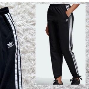 Adidas Women’s Originals Ribbon Track Pants Black Joggers Limited Edition Small